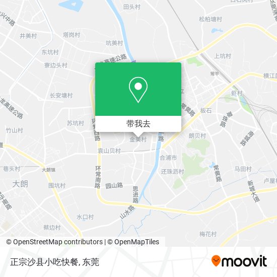正宗沙县小吃快餐地图