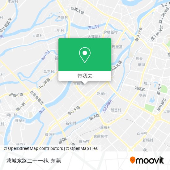 塘城东路二十一巷地图