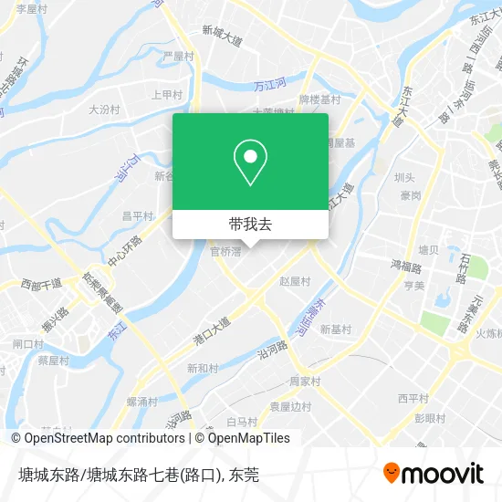 塘城东路/塘城东路七巷(路口)地图