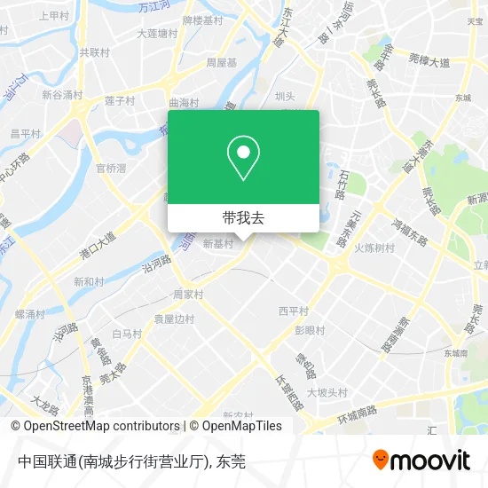 中国联通(南城步行街营业厅)地图