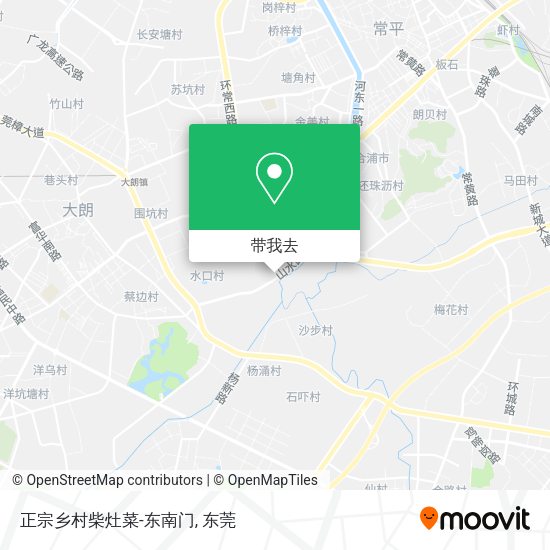 正宗乡村柴灶菜-东南门地图