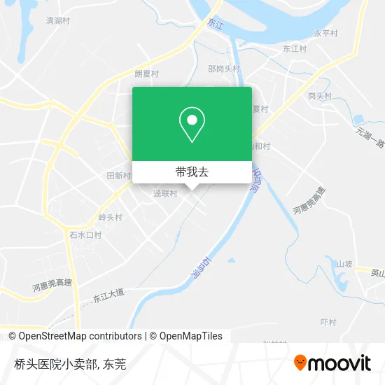 桥头医院小卖部地图