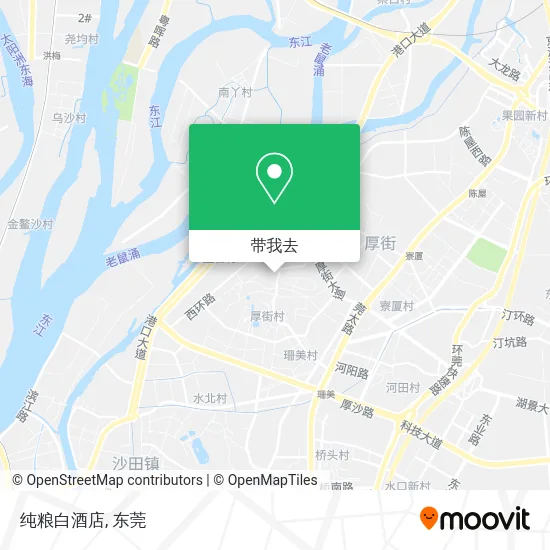 纯粮白酒店地图