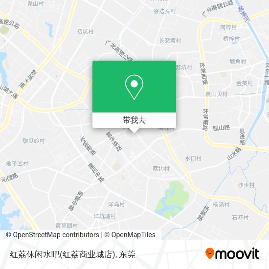 红荔休闲水吧(红荔商业城店)地图