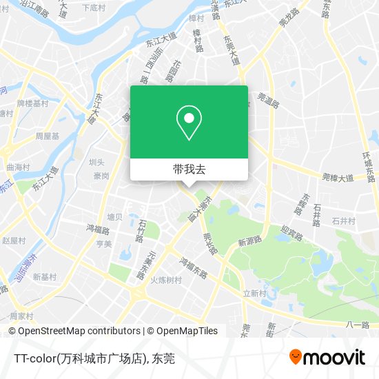 TT-color(万科城市广场店)地图