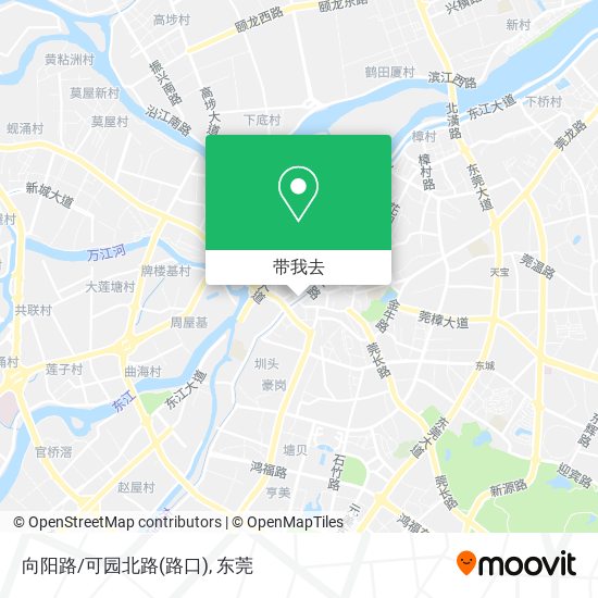 向阳路/可园北路(路口)地图