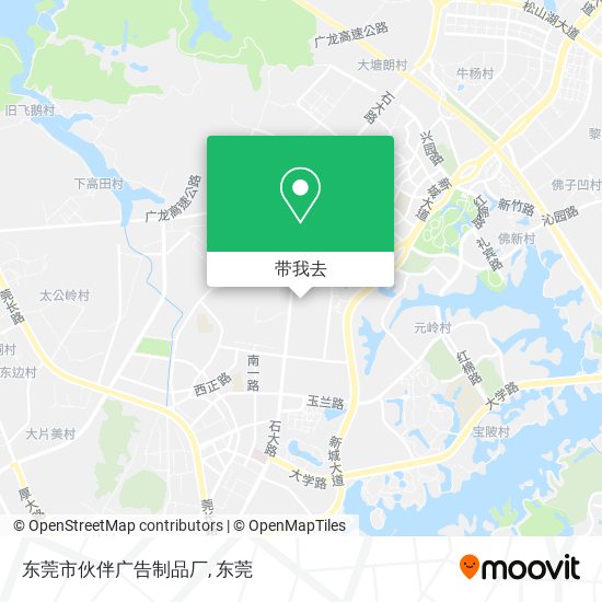 东莞市伙伴广告制品厂地图