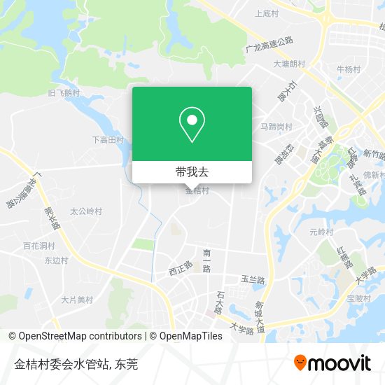 金桔村委会水管站地图