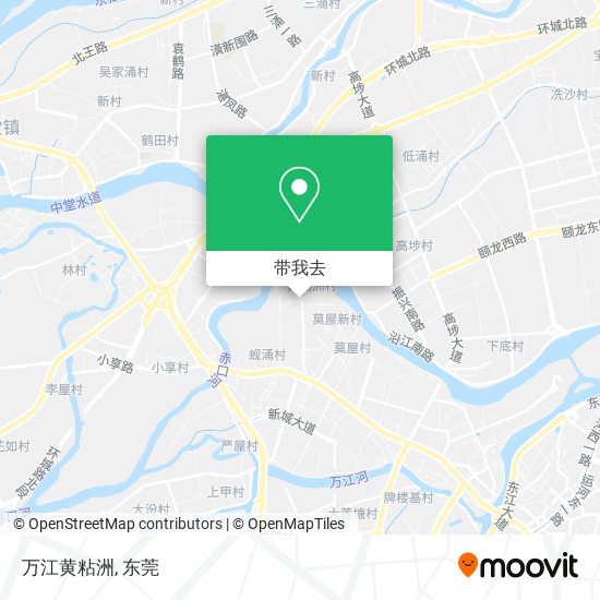 万江黄粘洲地图