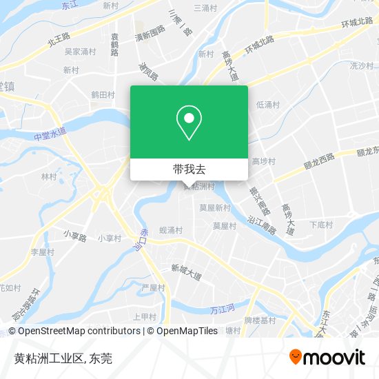 黄粘洲工业区地图