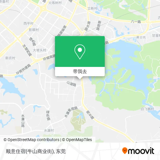 顺意住宿(牛山商业街)地图