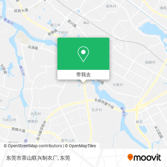 东莞市茶山联兴制衣厂地图