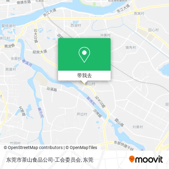 东莞市茶山食品公司-工会委员会地图