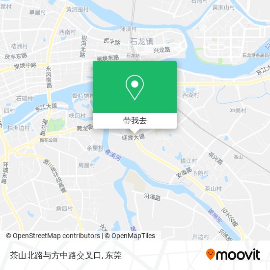 茶山北路与方中路交叉口地图