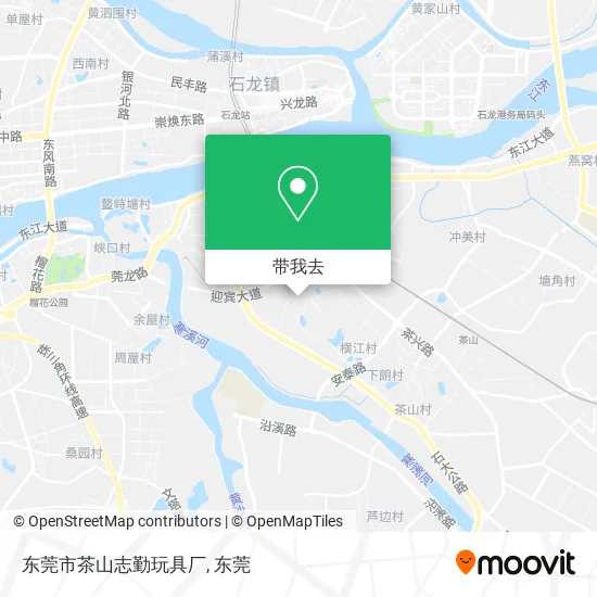 东莞市茶山志勤玩具厂地图