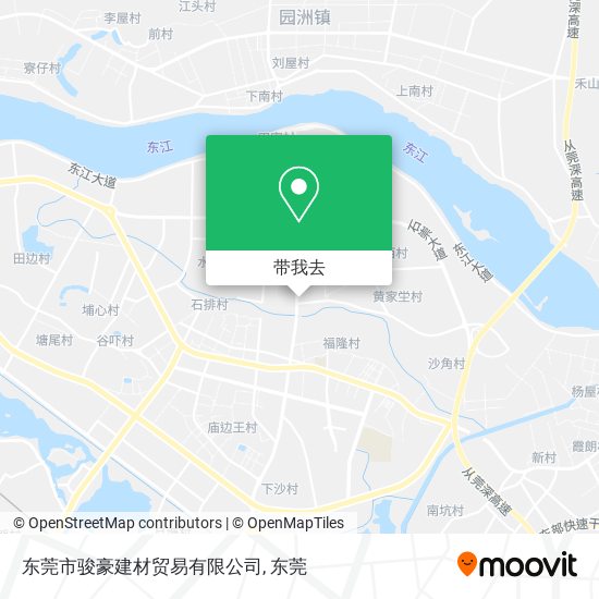 东莞市骏豪建材贸易有限公司地图