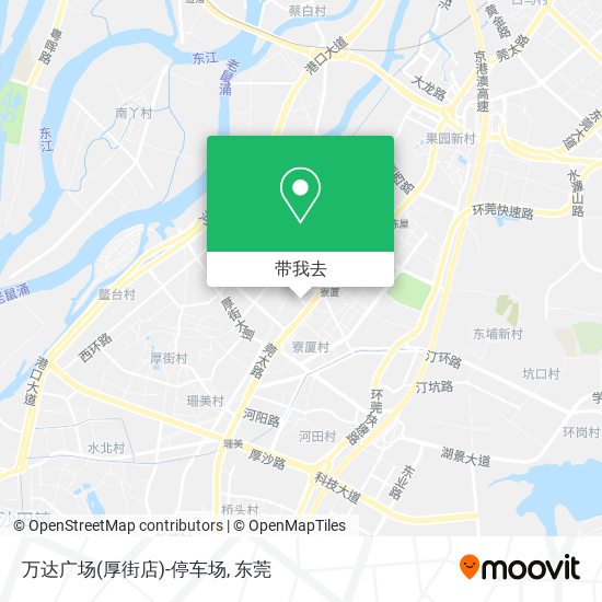 万达广场(厚街店)-停车场地图