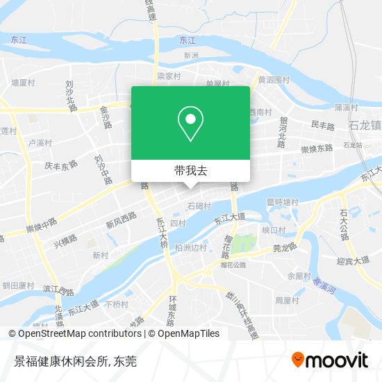 景福健康休闲会所地图
