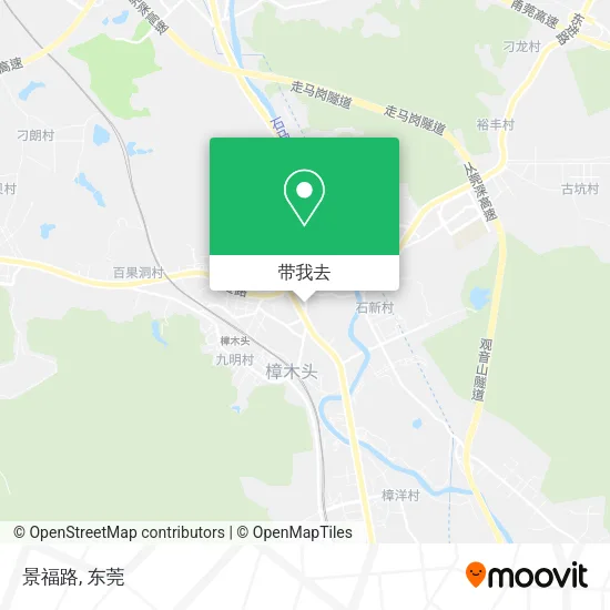 景福路地图