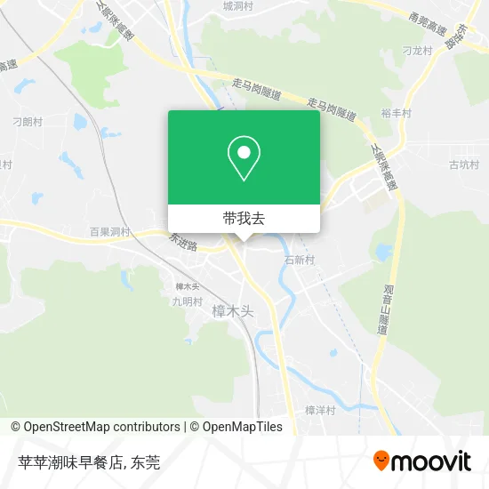 苹苹潮味早餐店地图