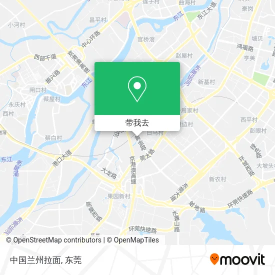 中国兰州拉面地图