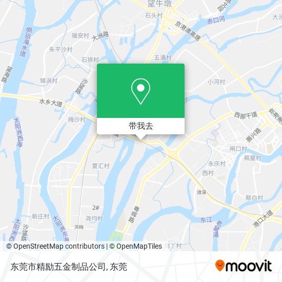 东莞市精励五金制品公司地图