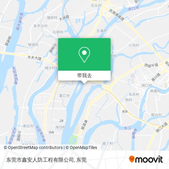 东莞市鑫安人防工程有限公司地图