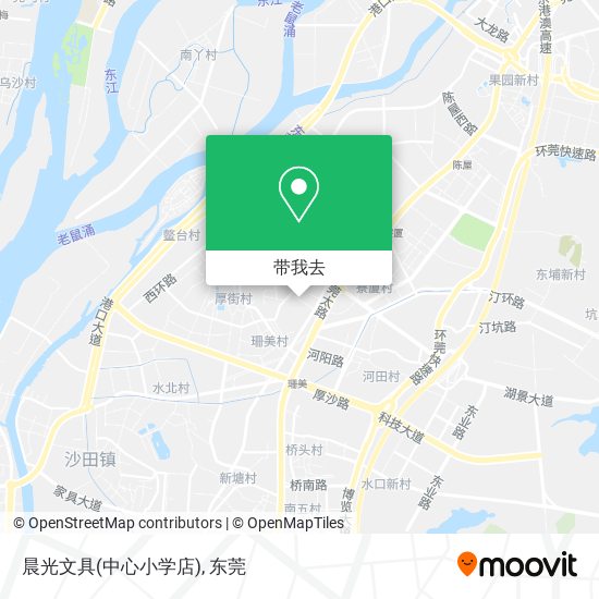 晨光文具(中心小学店)地图