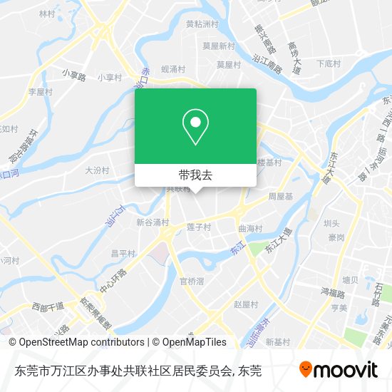 东莞市万江区办事处共联社区居民委员会地图