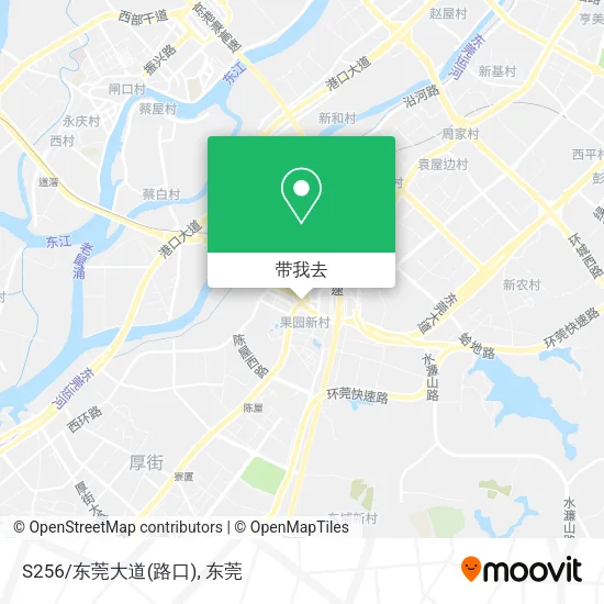 S256/东莞大道(路口)地图