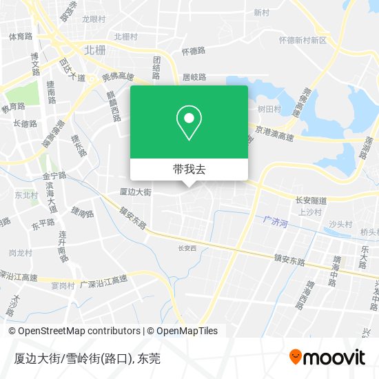 厦边大街/雪岭街(路口)地图