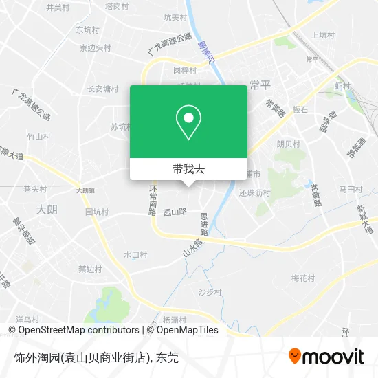 饰外淘园(袁山贝商业街店)地图