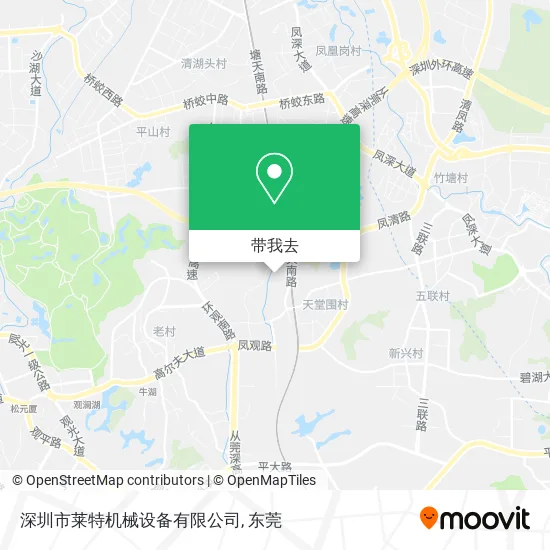 深圳市莱特机械设备有限公司地图