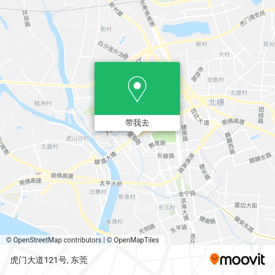 虎门大道121号地图