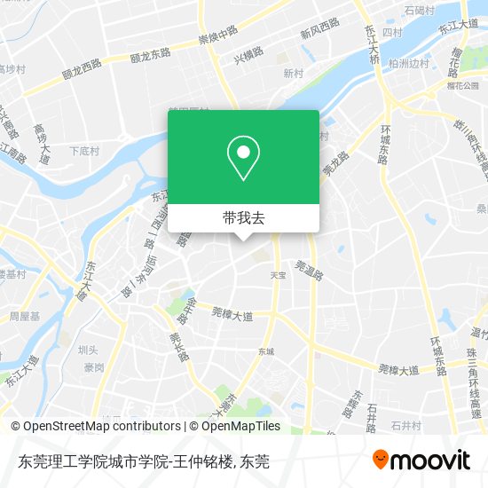 东莞理工学院城市学院-王仲铭楼地图