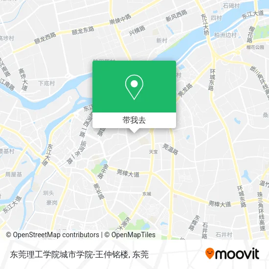 东莞理工学院城市学院-王仲铭楼地图