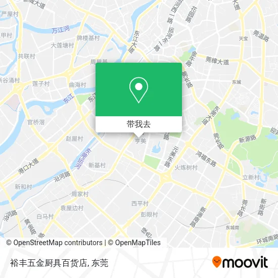 裕丰五金厨具百货店地图