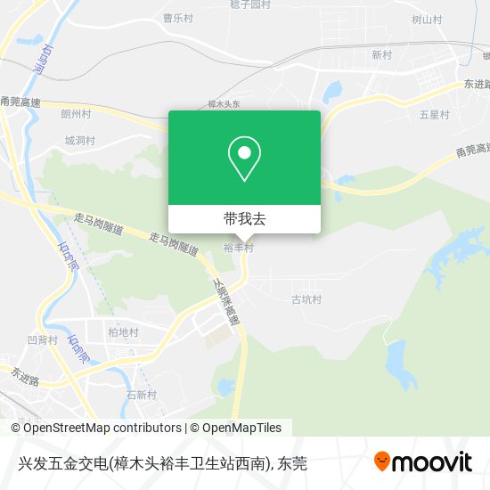 兴发五金交电(樟木头裕丰卫生站西南)地图