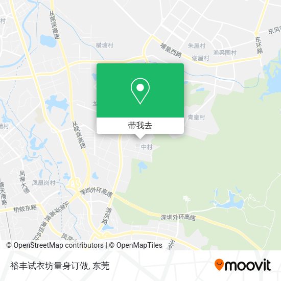 裕丰试衣坊量身订做地图