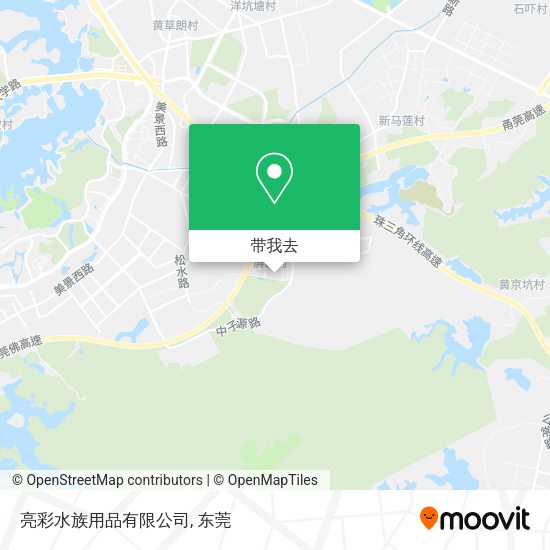 亮彩水族用品有限公司地图