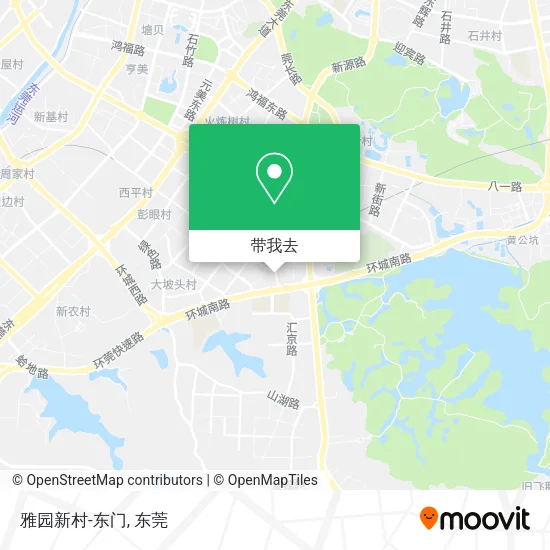 雅园新村-东门地图