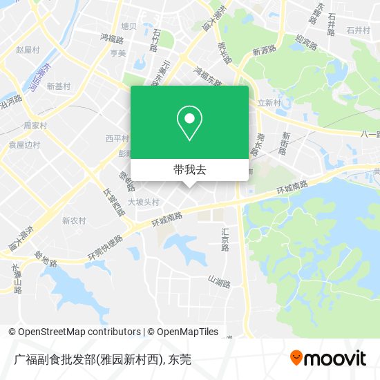 广福副食批发部(雅园新村西)地图