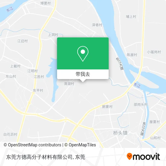 东莞方德高分子材料有限公司地图