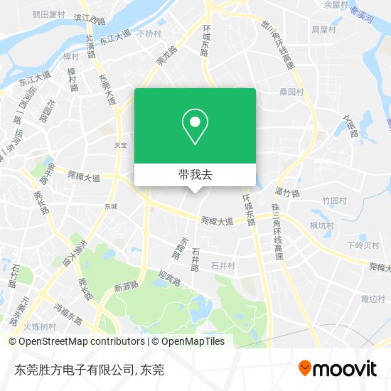 东莞胜方电子有限公司地图