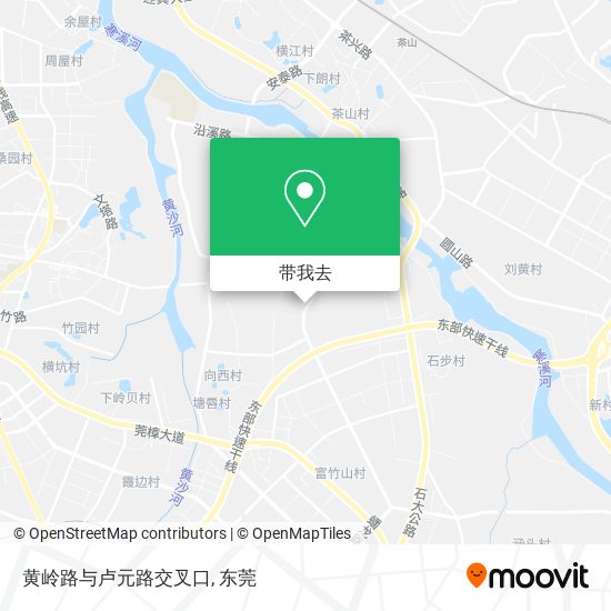 黄岭路与卢元路交叉口地图