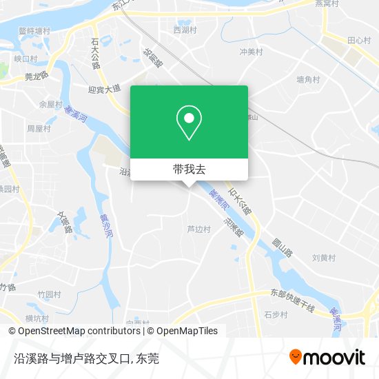 沿溪路与增卢路交叉口地图