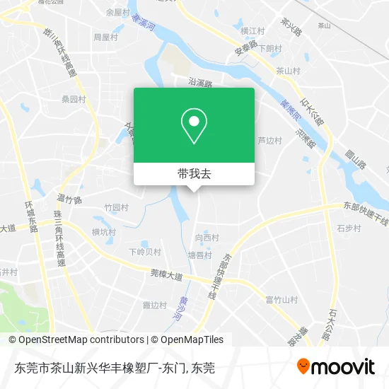 东莞市茶山新兴华丰橡塑厂-东门地图