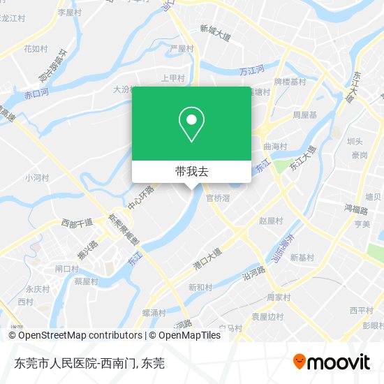 东莞市人民医院-西南门地图