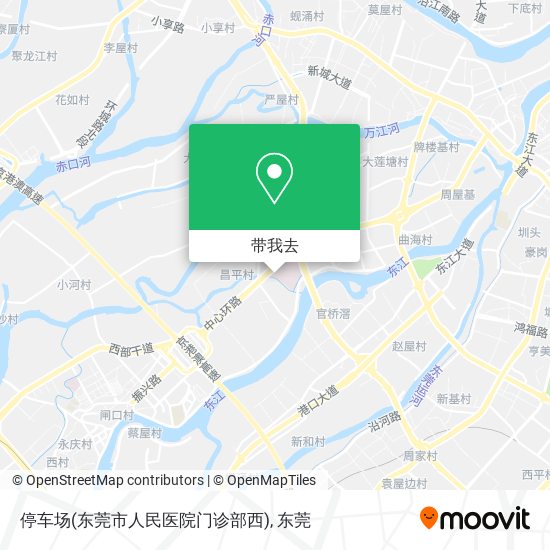 停车场(东莞市人民医院门诊部西)地图