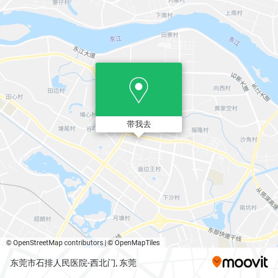 东莞市石排人民医院-西北门地图